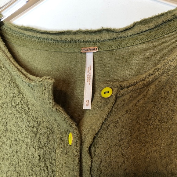 Free People Emma's Henley Top - Picture 4 of 12